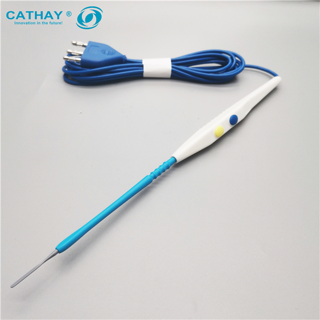 Disposable Coated With Teflon Extended Blade Electrodes Compatible Mostly Electrosurgical Generators